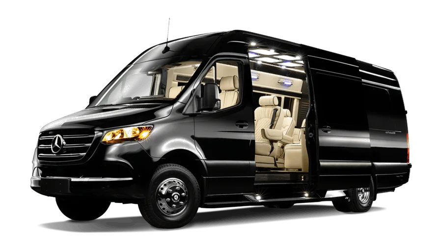 Mercedes-Benz Sprinter luxury group van for group and airport transportation